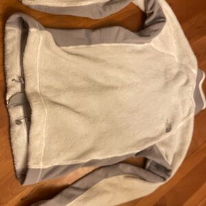 The North Face Women's Gray and White Jacket